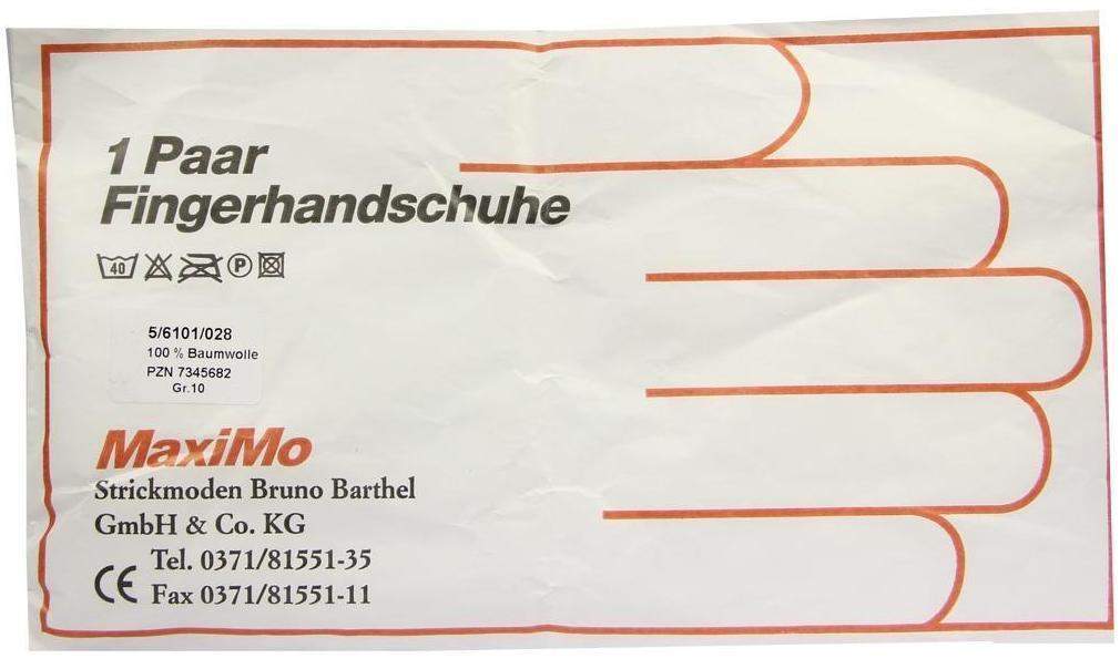 Handschuhe Baumwolle Gr. 10 1 Paar