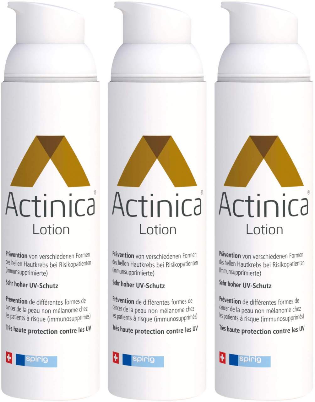 Actinica Lotion Dispenser 3 x 80 g