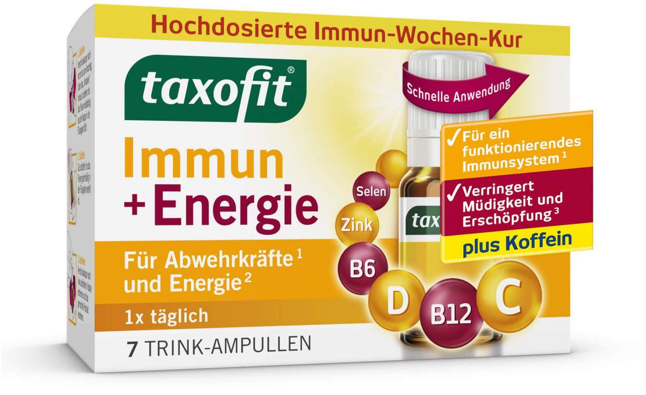 Taxofit Immun & Energie 7 Trinkampullen