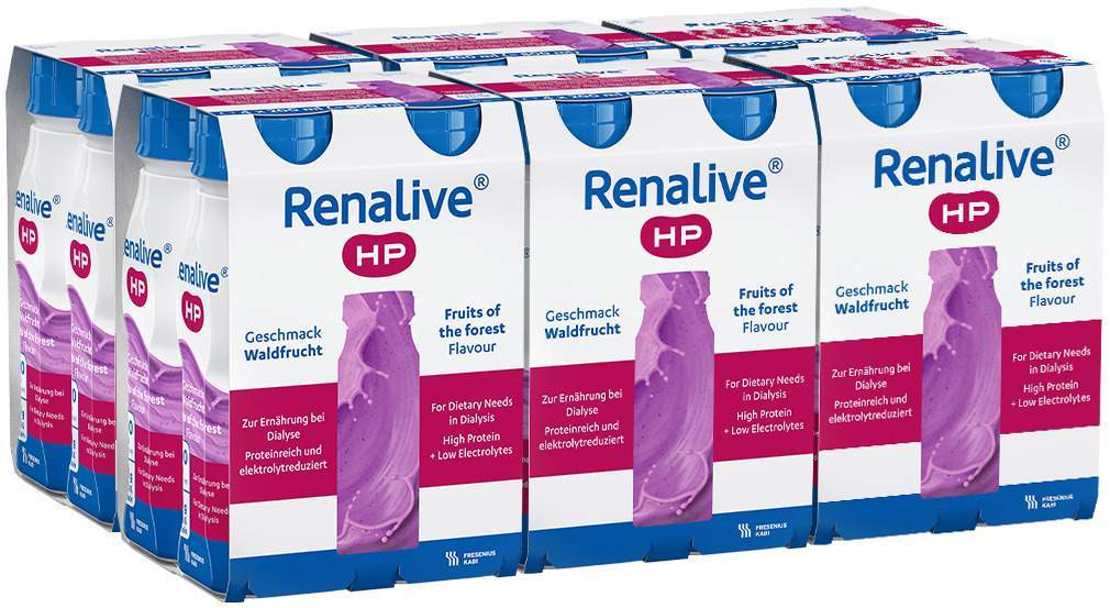 Renalive HP Waldfrucht flüssige Trinknahrung 6 x 4 x 200 ml