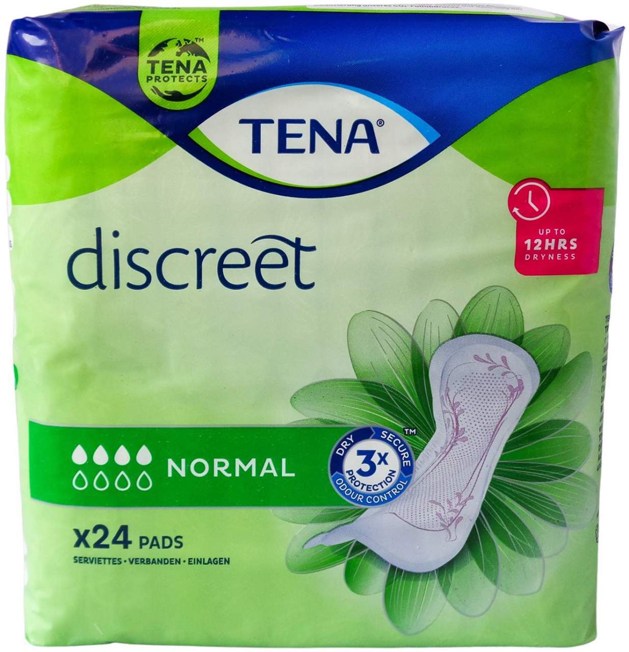 Tena Discreet Inkontinenz Einlagen Normal 24 Stück