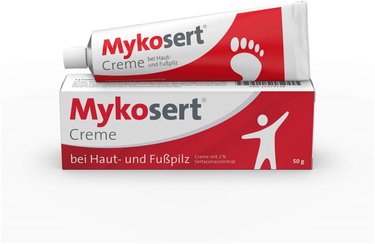 Mykosert Creme bei Haut & Fusspilz 50 G