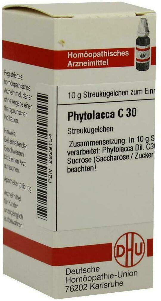 Dhu Phytolacca C30 10 G Globuli