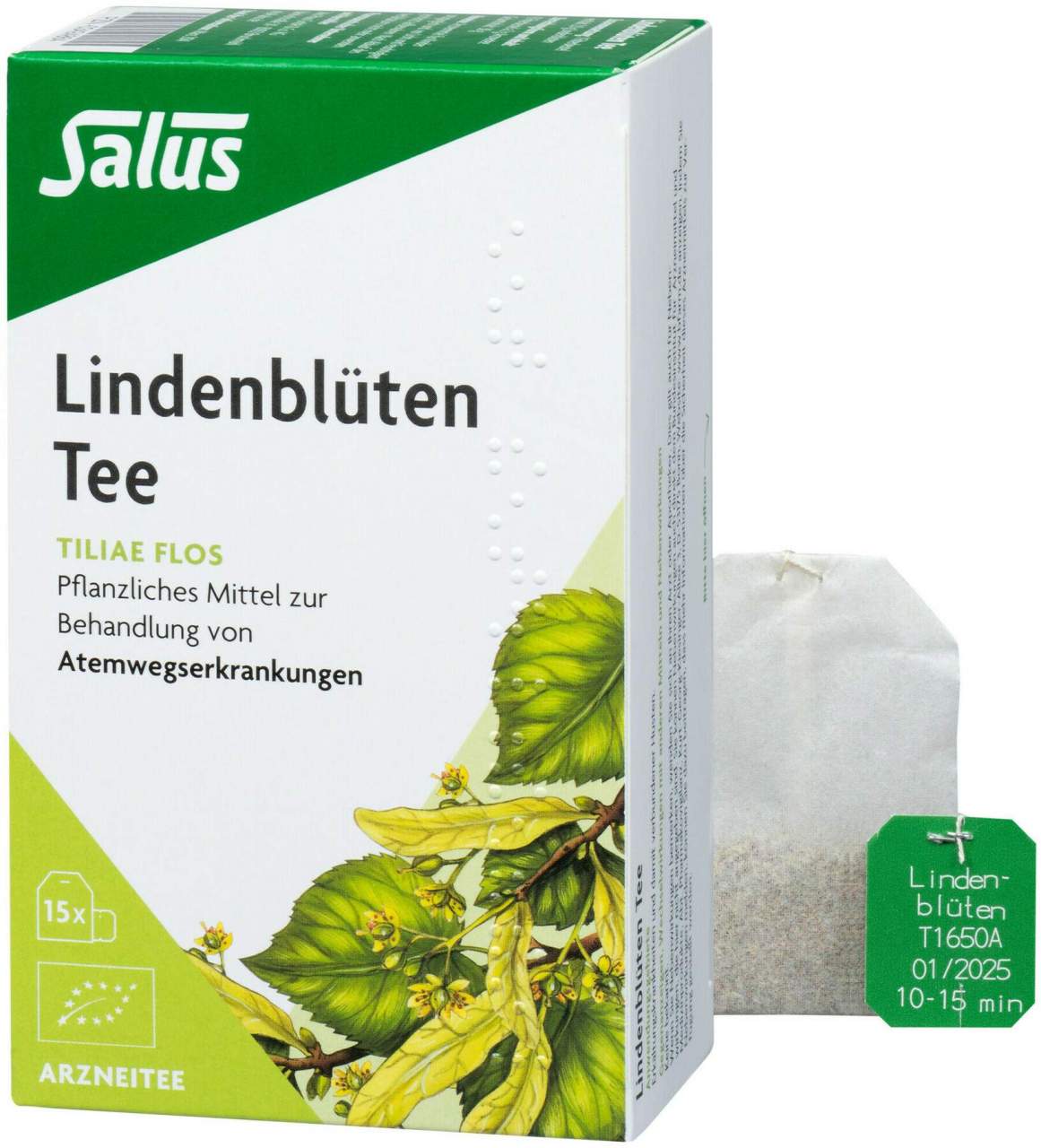 Lindenblüten Arzneitee Bio Salus 15 Filterbeutel