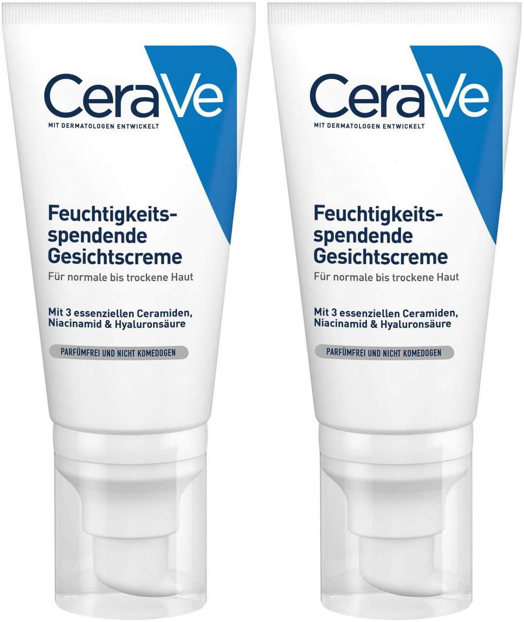 CeraVe Feuchtigkeitsspendende Gesichtscreme 2 x 52 ml
