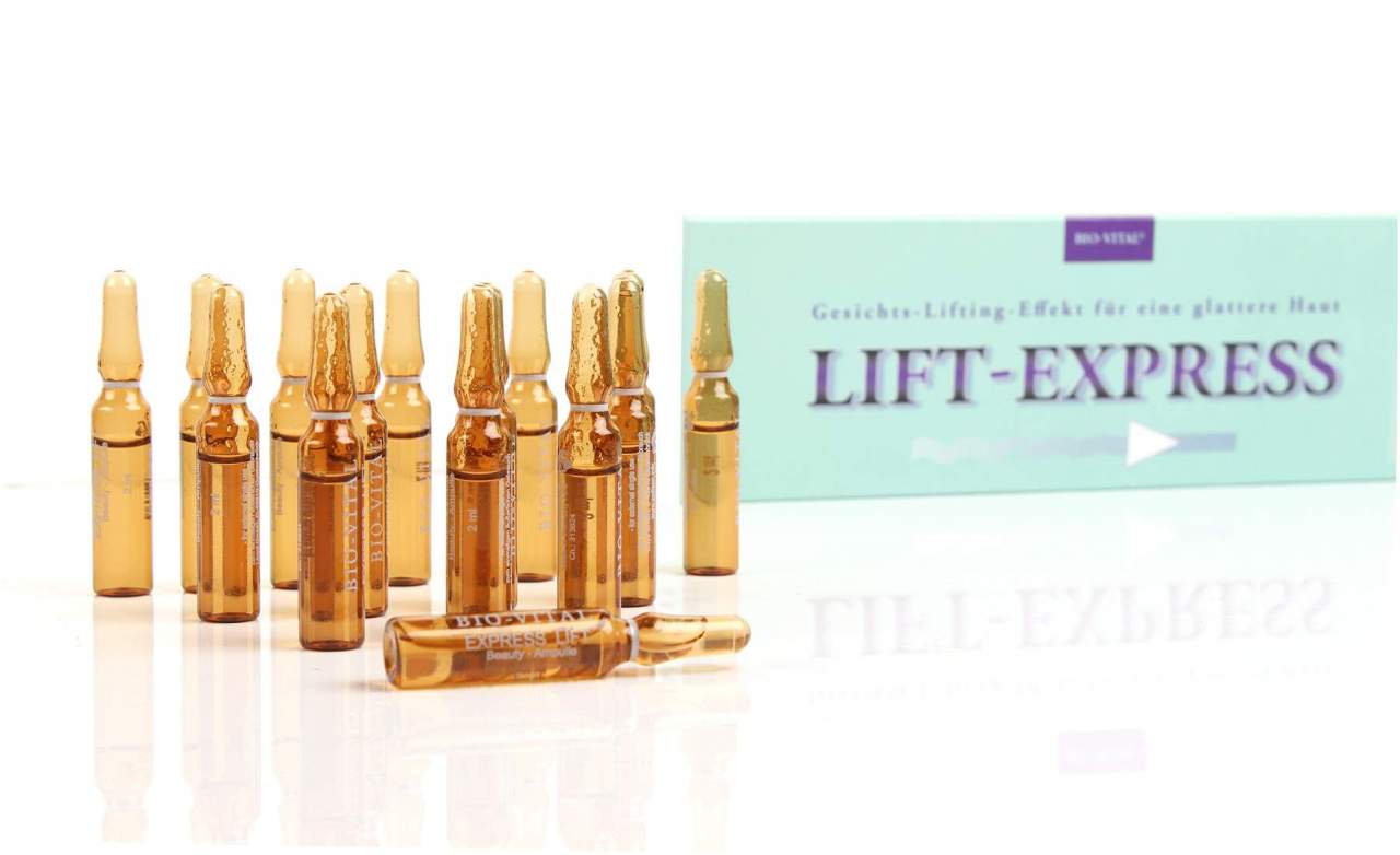 Bio-Vital Lift-Express 15 Ampullen - Mindert Falten an Gesicht Hals und Dekolleté