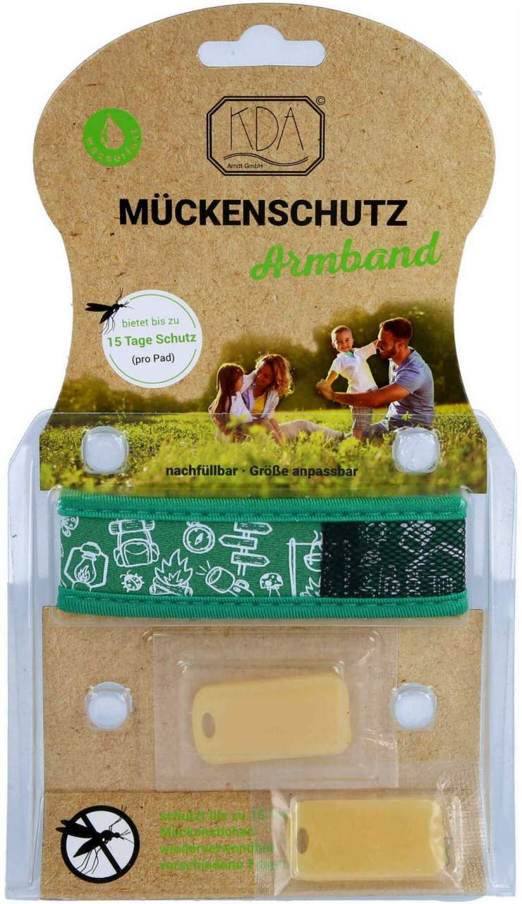 Mückenschutz Armband Grün Kda 1 Stück