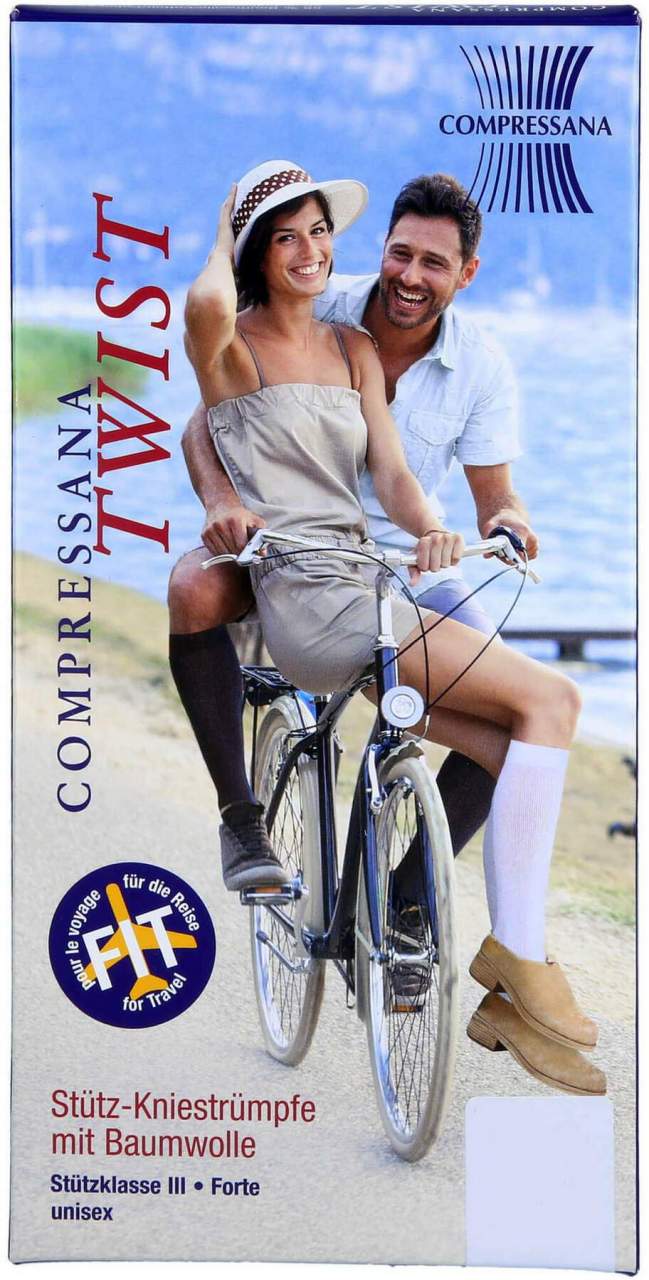 Compressana Twist St.Kniestr.36-38 Gr.1 Vanilla 2