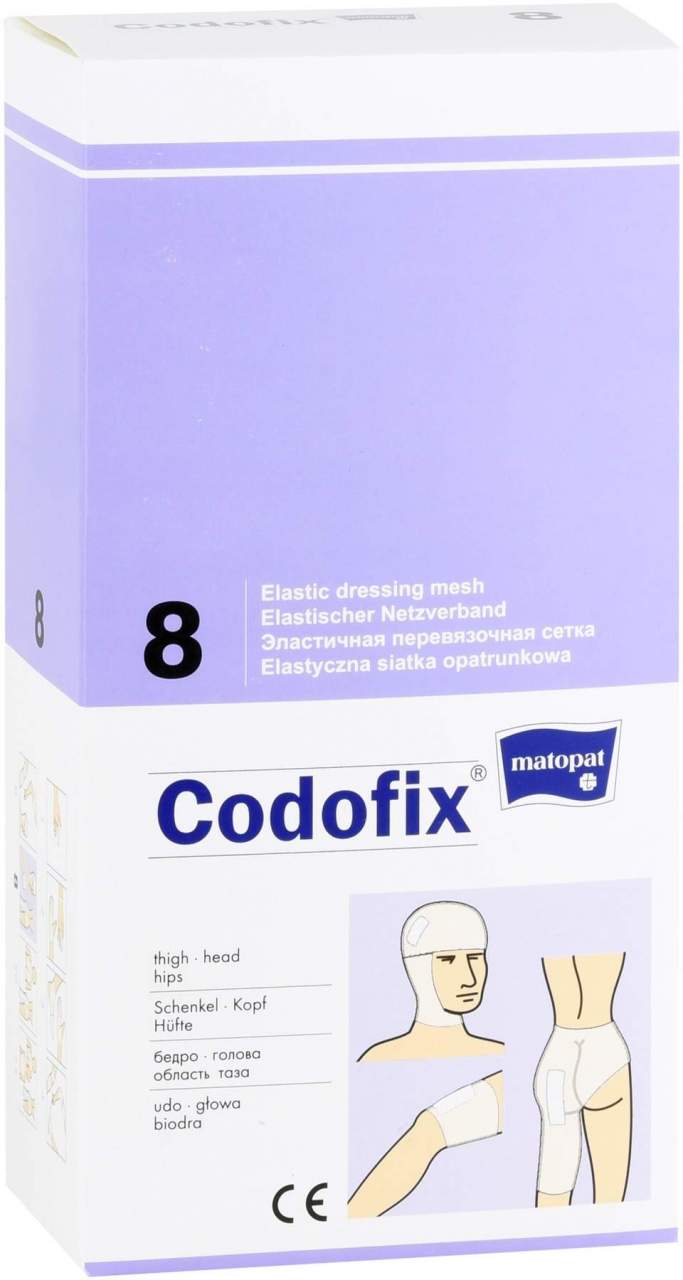 Codofix Netzverband 1 M Kopf Hüfte