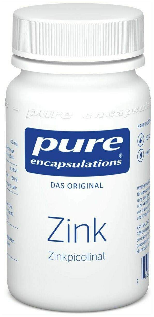 Pure Encapsulations Zink Zinkpicolinat 60 Kapseln