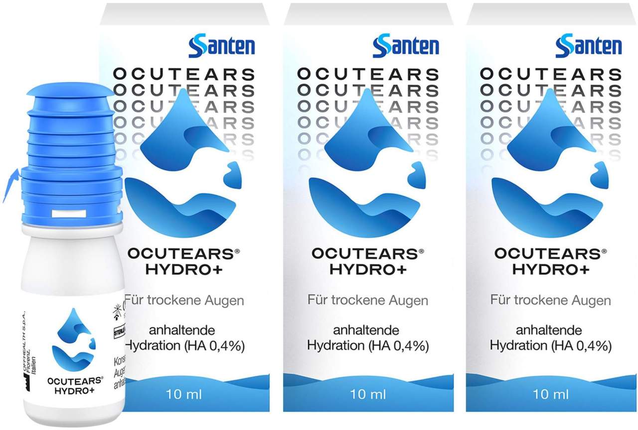 Ocutears Hydro+ Augentropfen 3 x 10 ml