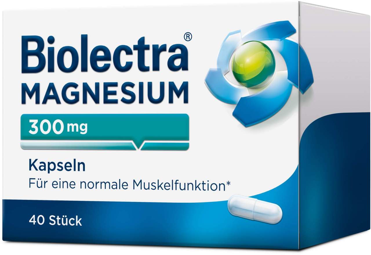 Biolectra Magnesium 300 mg 40 Kapseln
