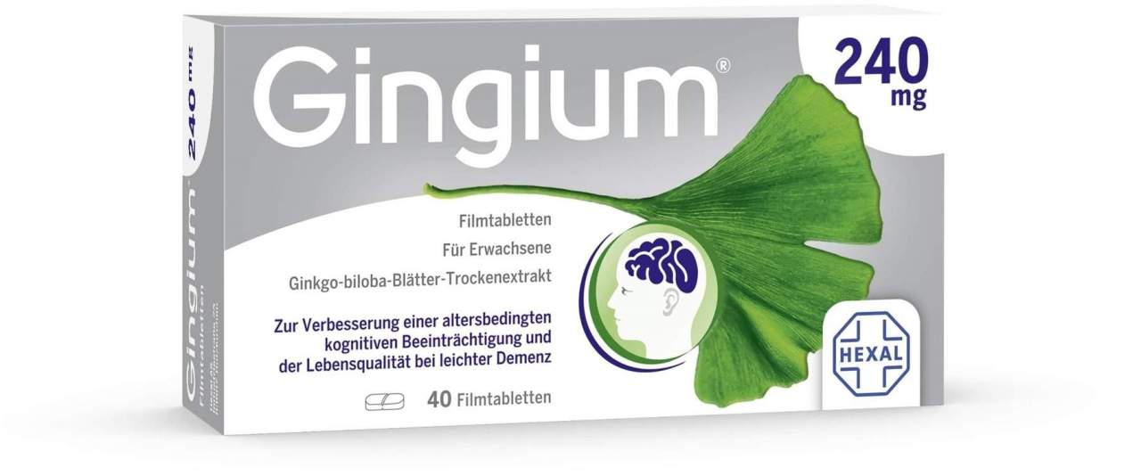 Gingium 240 mg 40 Filmtabletten