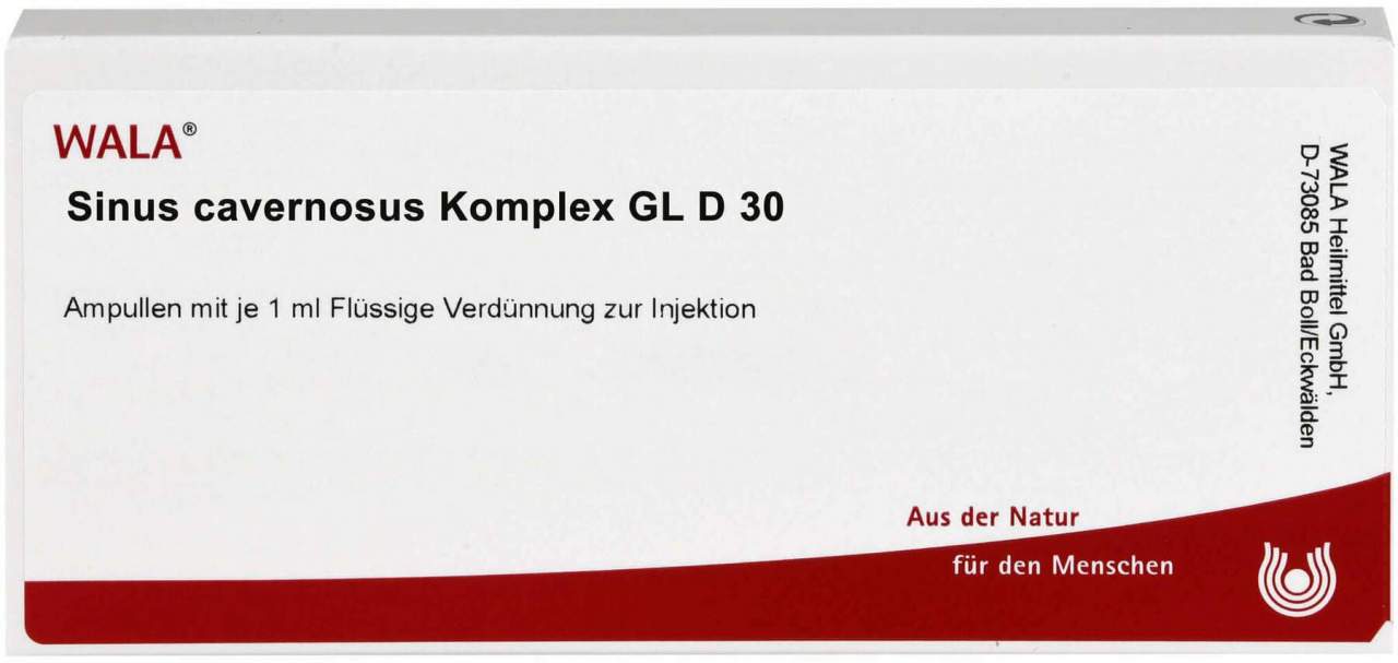 Sinus Cavernosus Komplex Gl D 30 Ampullen 10 X 1 M