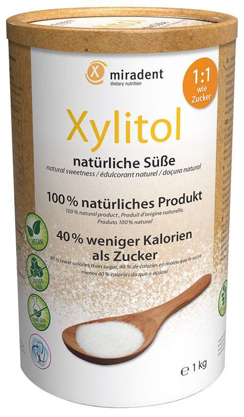 Miradent Xylitol Zuckerersatz 1 KG Pulver