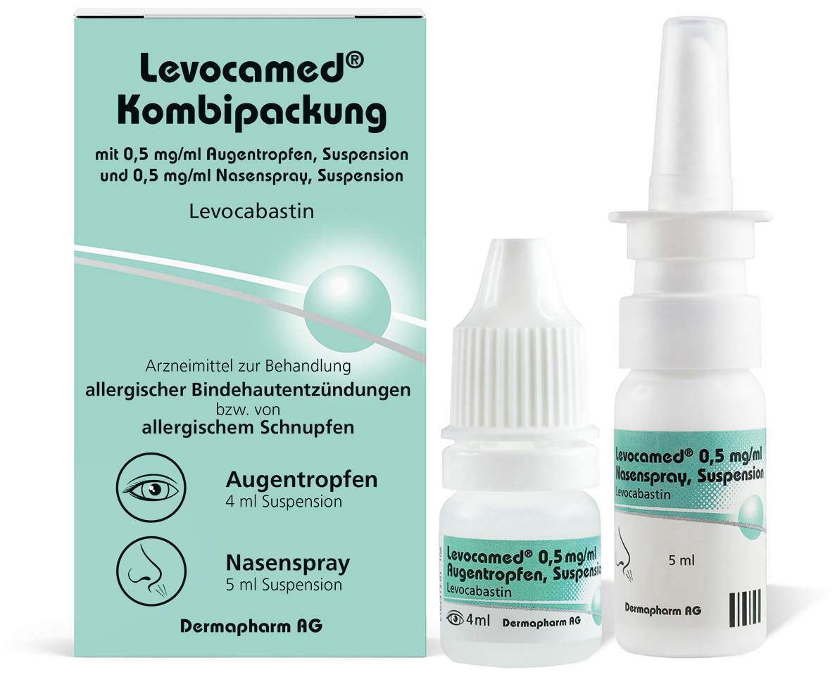 Levocamed Augentropfen 4 ml + Nasenspray 5 ml