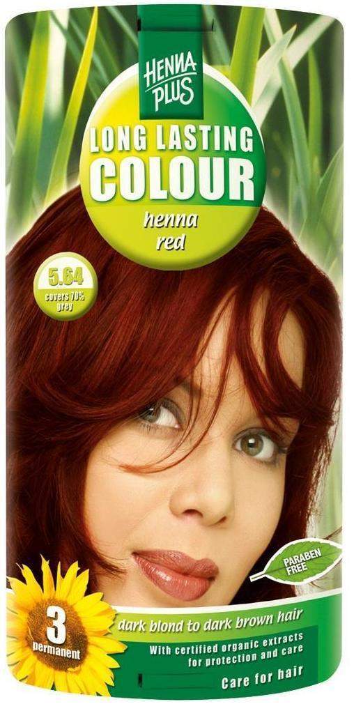 Hennaplus Long Lasting Henna Red 5,64 - Natürliche Haarfarbe
