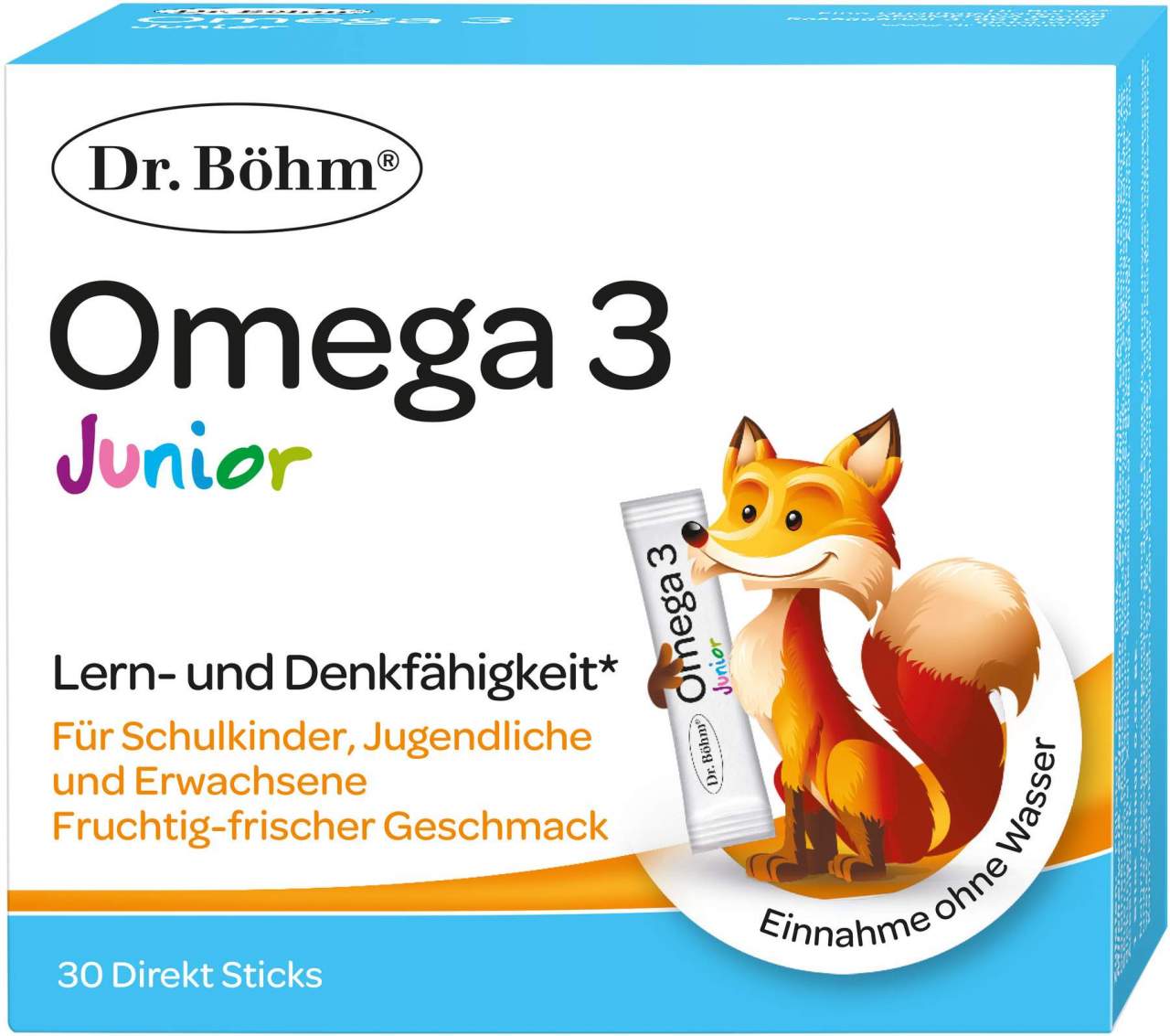 Dr.Böhm Omega-3 Junior 30 Direkt Sticks
