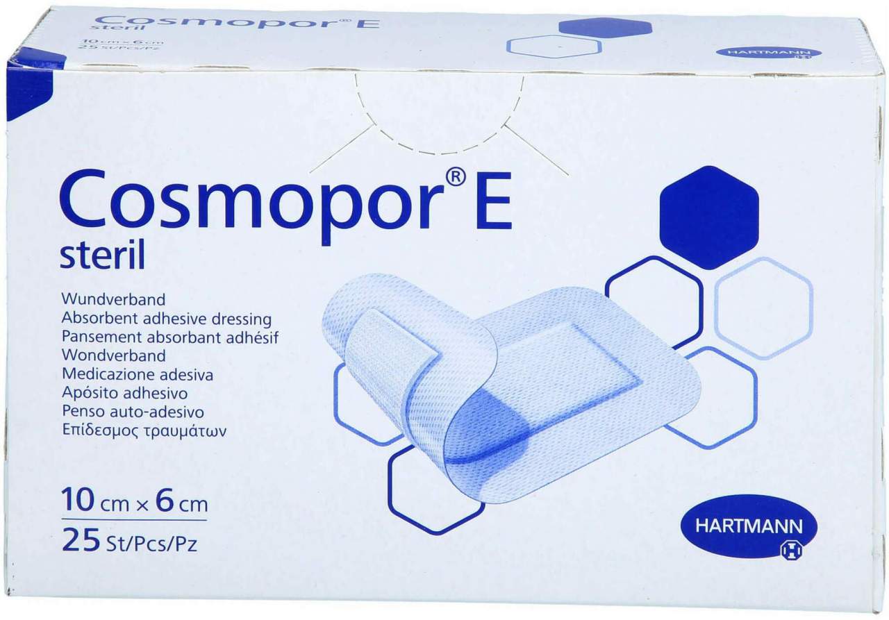 Cosmopor E Steril 6 X 10 cm 25 Pflaster