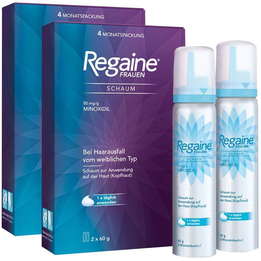 Regaine Frauen Schaum 4 x 60 g