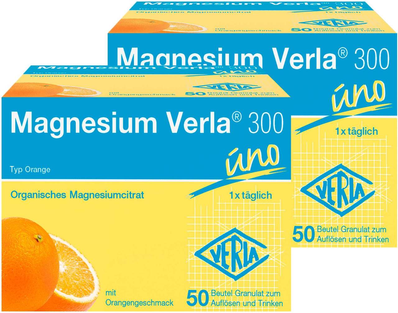 Magnesium Verla 300 uno 2 x 50 Beutel