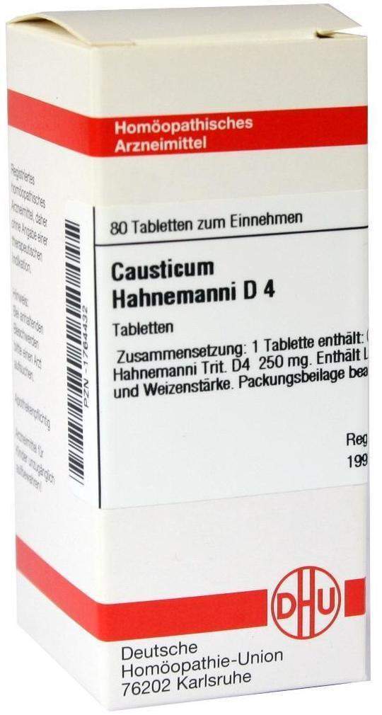 Dhu Causticum Hahnemanni D4 80 Tabletten