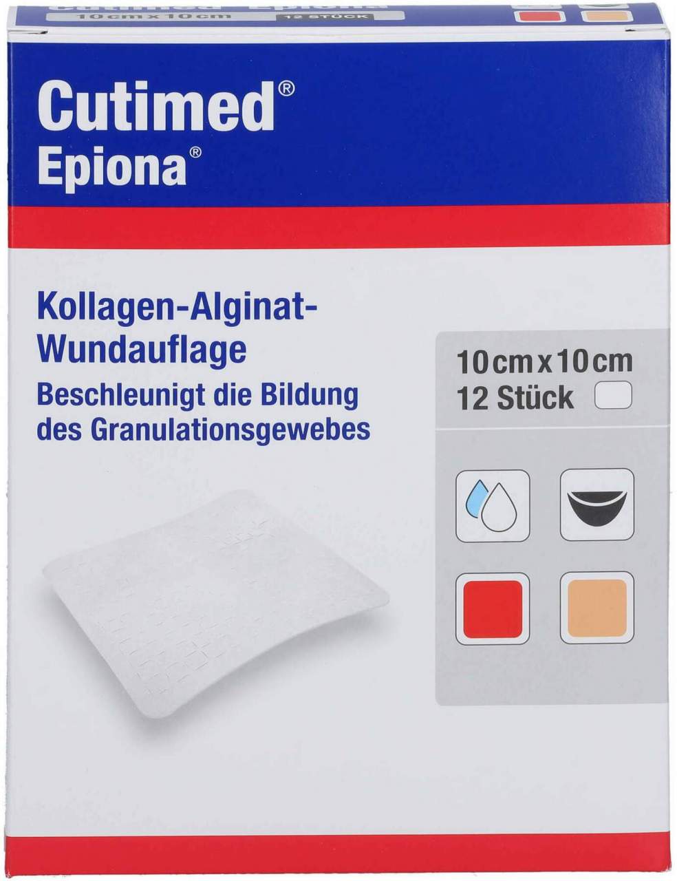Cutimed Epiona 10x10 cm Wundauflage