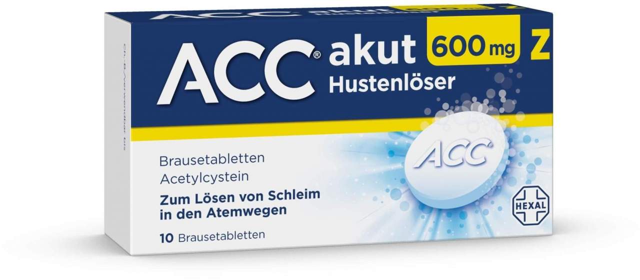ACC Akut 600 mg Z Hustenlöser 10 Brausetabletten