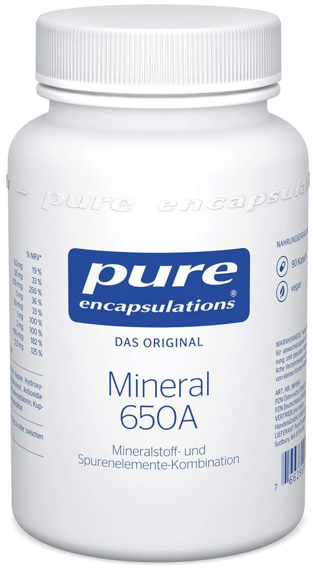 Pure Encapsulations Mineral 650a 90 Kapseln