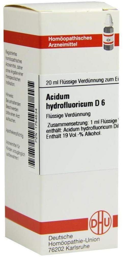 Dhu Acidum Hydrofluoricum D6 20 ml Dilution