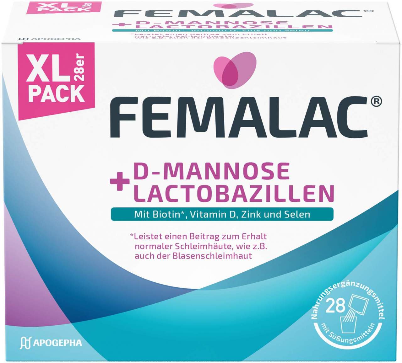 Femalac D-Mannose + Lactobazillen 28 Trink-Beutel