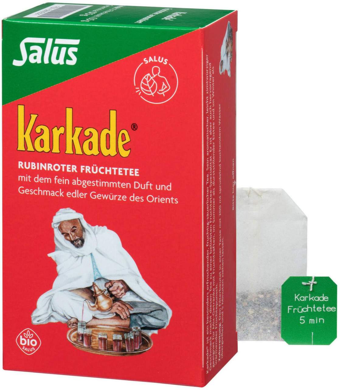 Karkade Früchtetee Bio Salus 15 Filterbeutel