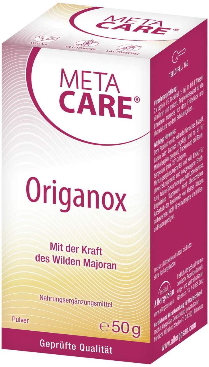 Metacare Origanox 50 G Pulver