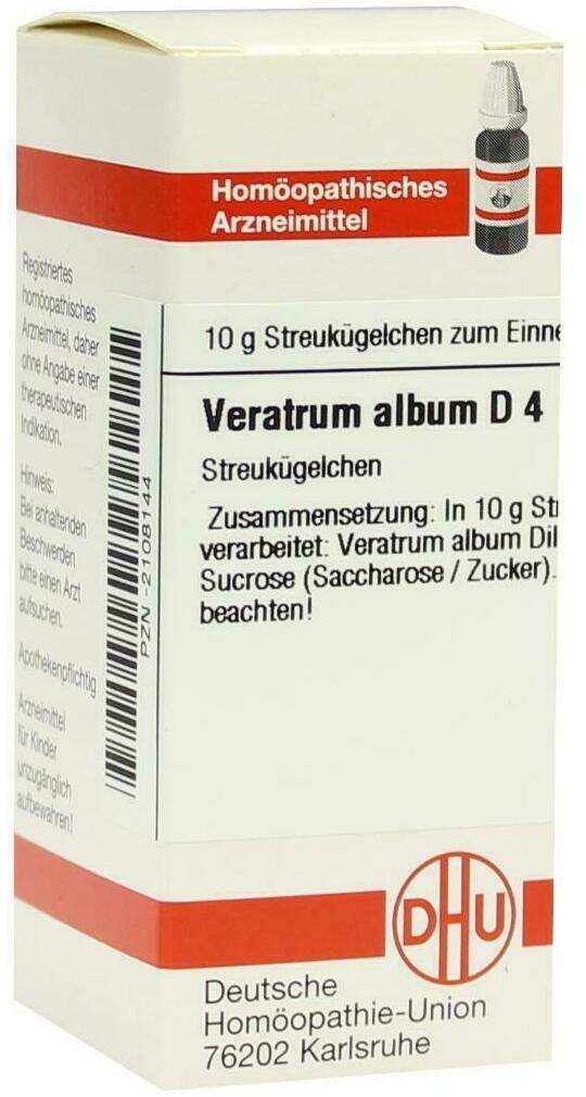Dhu Veratrum Album D4 10 G Globuli