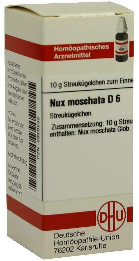 Dhu Nux Moschata D6 Globuli