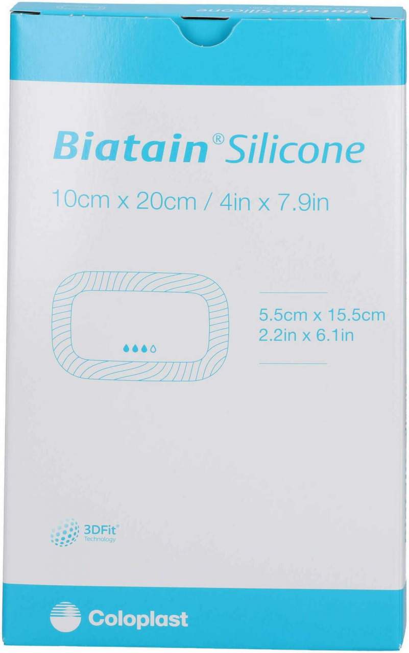 Biatain Silicone Schaumverband 10x20 cm