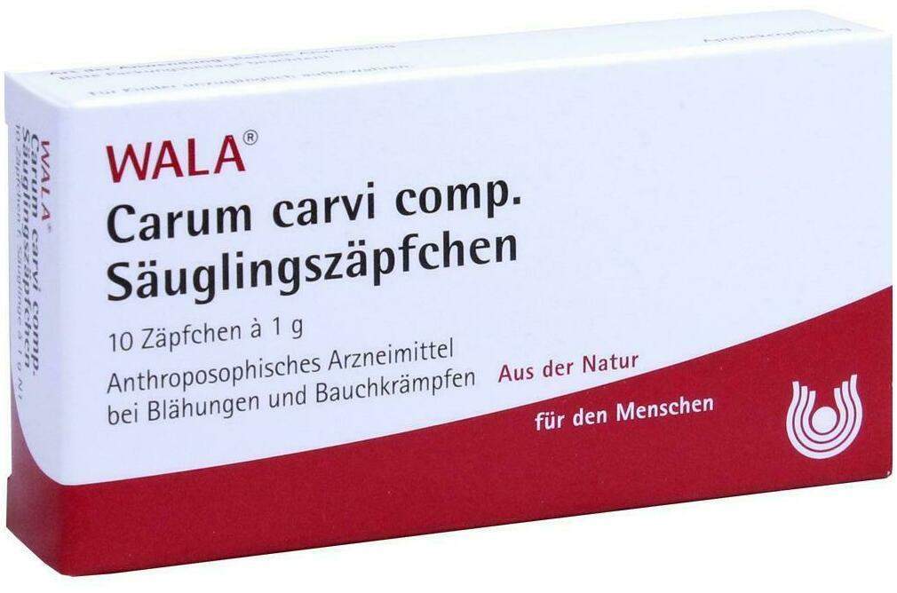 Wala Carum carvi comp. 10 x 1 g Säuglingszäpfchen
