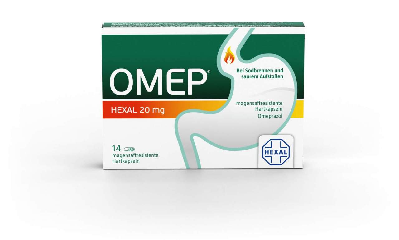 Omep Hexal 20 mg 14 magensaftresistente Kapseln