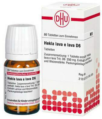DHU Hekla lava e lava D6 80 Tabletten