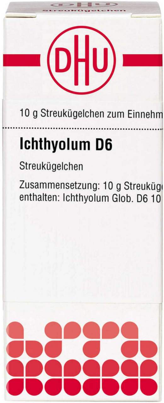 Dhu Ichthyolum D6 Globuli 10 G