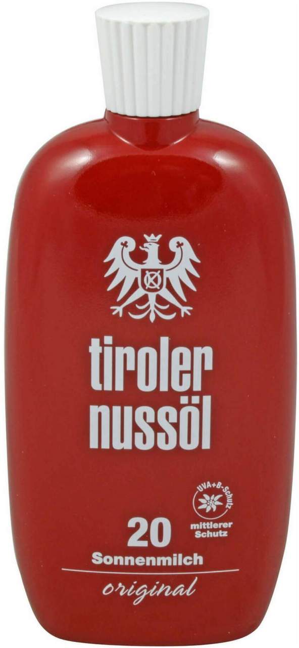 Tiroler Nussöl Original Sonnenmilch Wasserfest Lsf 20 150ml - Sonnenschutz