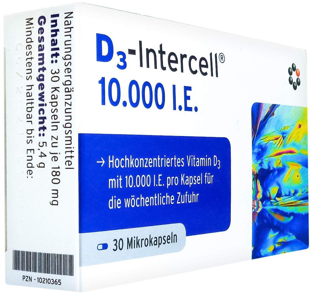 D3-Intercell 10000 I.E. Kapseln