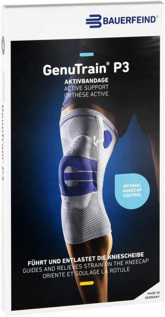 Genutrain Knieband.P3 Rechts Gr.4 Schwarz