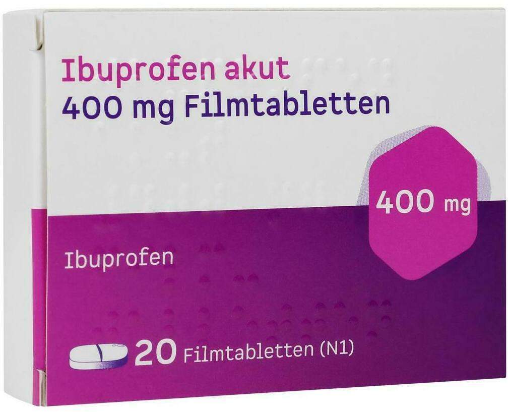 Ibuprofen Akut 400 mg Filmtabletten