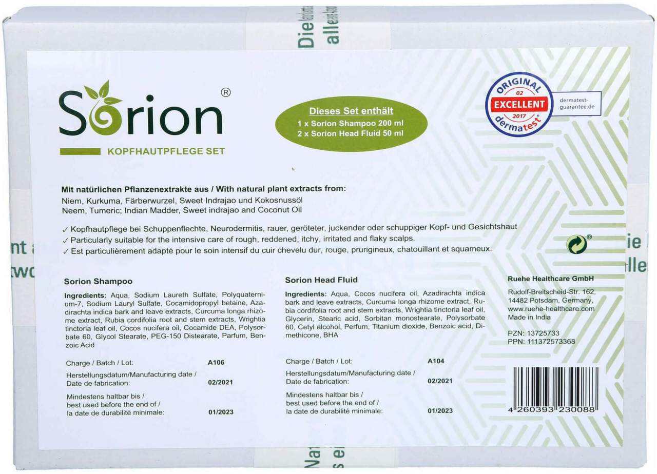 Sorion Shampoo & 2 X Sorion Head Fluid 1 Stk