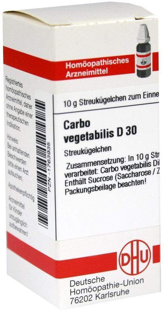 Dhu Carbo Vegetabilis D30 10 G Globuli