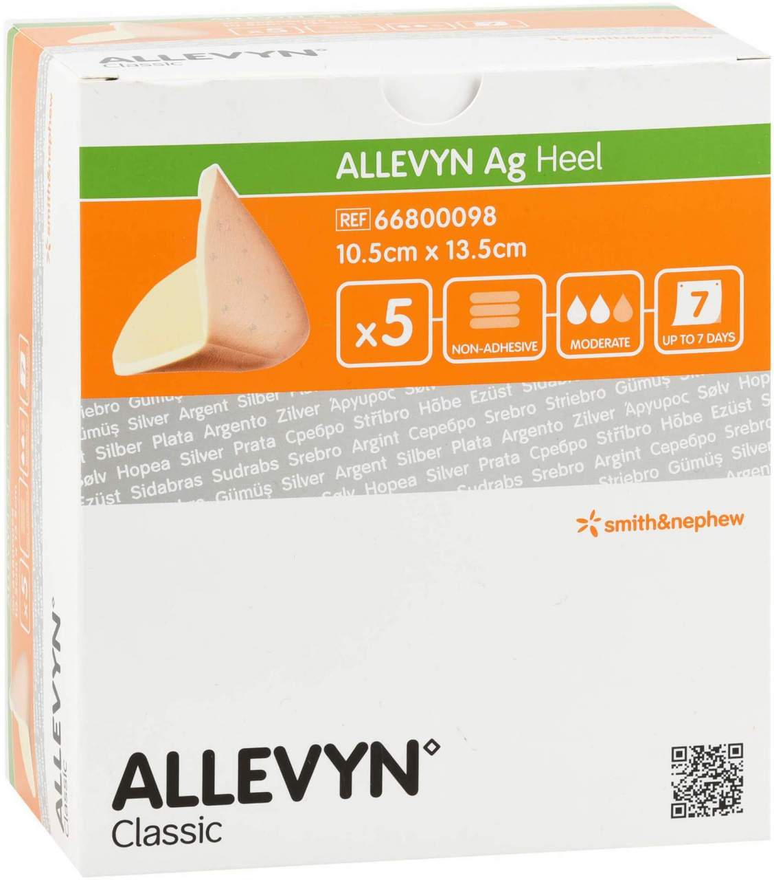 Allevyn AG Heel Schaumstoff Fersenverb.10,5x13,5cm