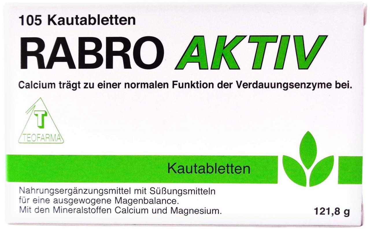 Rabro Aktiv 105 Kautabletten