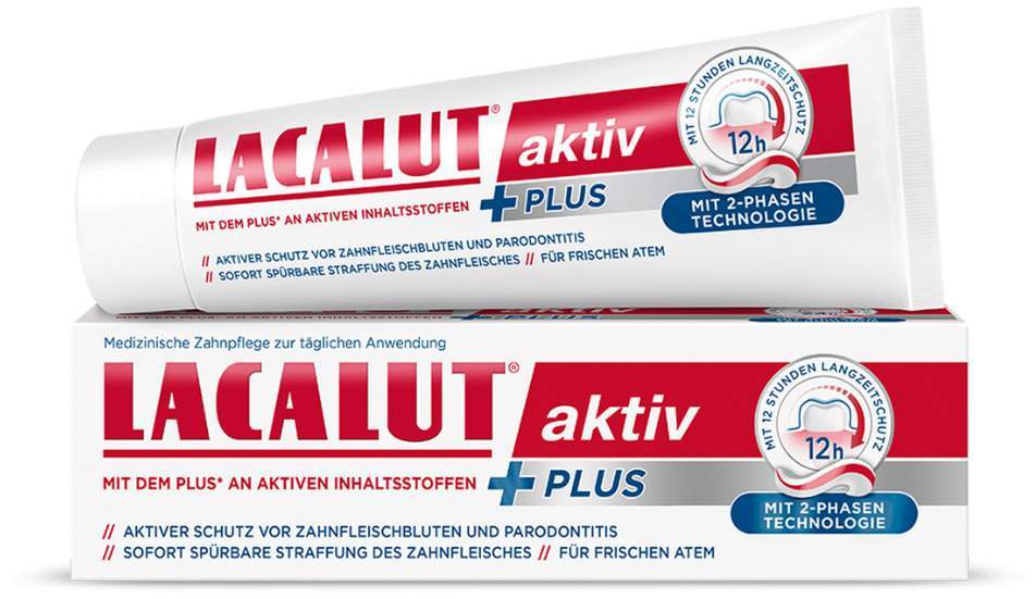 Lacalut aktiv Plus Zahncreme 75 ml