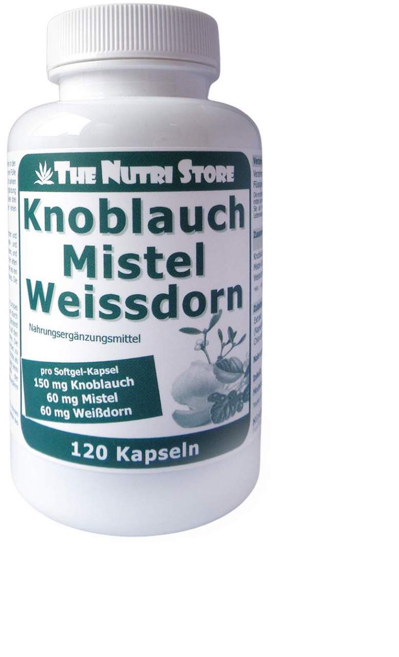 Knoblauch Mistel Weißdorn Kapseln